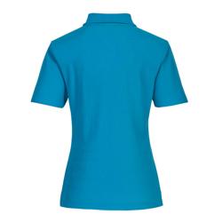 (5 Stück) Damen Poloshirt - Hellblau - Größe: XL