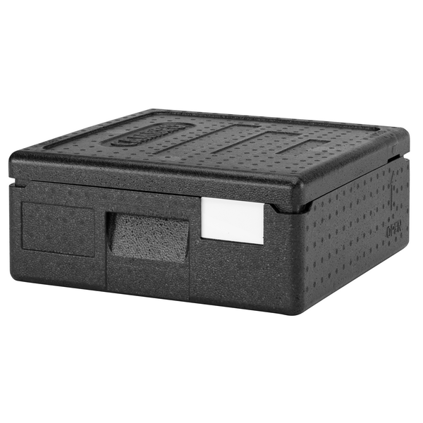 CAMBRO | CAM GOBOX® - Üstten Yüklemeli Pizza Kutusu - taşıma askılı - 2 pizza için - Siyah