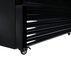 Frigo per bibite - 880 litri - con 2 porte in vetro e display pubblicitario