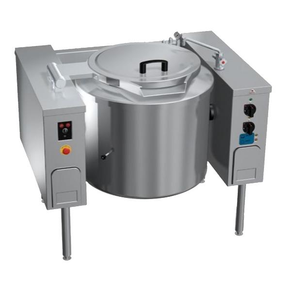 Marmite basculante électrique - 150L - 18kW - Chauffage indirect - avec arrivée d’eau