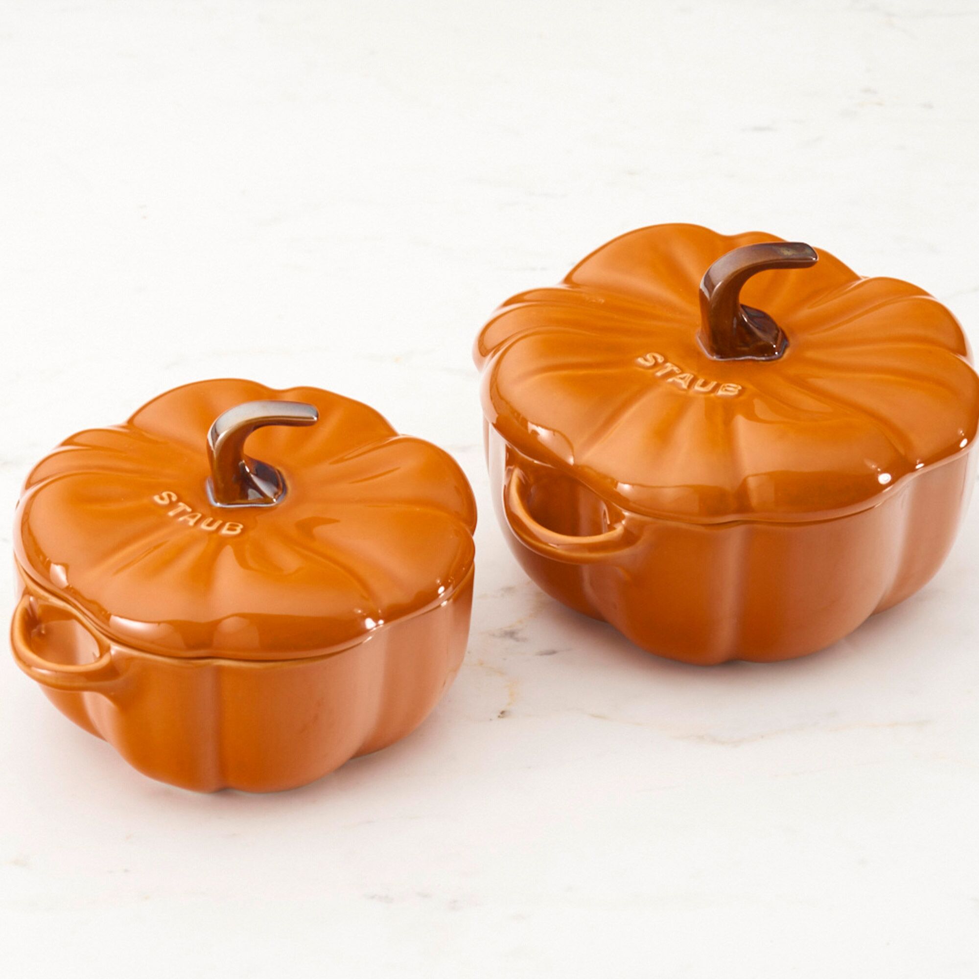 STAUB | CERAMIQUE - Cocotte - Forme Potiron - Ø 120mm - Céramique - Cannelle	