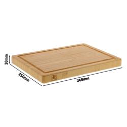 ZWILLING | Bamboo Chopping Board with Juice Groove – 360×250 mm - Reversible