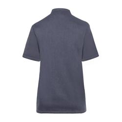 KARLOWSKY | Kortärmad kockjacka dam jeansstil - vintage svart - storlek: 52