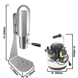 Máquina para helado tipo espagueti UNICA con extrusor de espagueti con tapa - de sobremesa - acero inoxidable - con compresor - neumática - regulador de velocidad - profesional