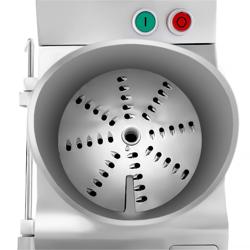 Sähköinen vihannesviipalointikone - 750 W - Ø 170mm syöttöaukko - sis. 5 viipalointikiekkoa