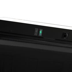 (2 peças) refrigerador de bebidas - 290 litros (total) - preto
