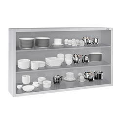Paslanmaz çelik duvar dolabı ECO - 1400x400mm - sürgü kapısız 1000 mm yükseklik