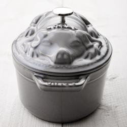 STAUB | LA COCOTTE - Cocotte - Capac de porc - oval - 170mm - Fontă - Gri grafit