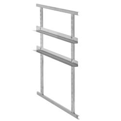 CAMBRO | set di 2 telai in acciaio inox e 2 coppie di guide di supporto - adatto per EPP4060FNR