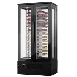 Frigorífico para vinho panorâmico - 1 zona climática - 450 litros - máx. 104 garrafas