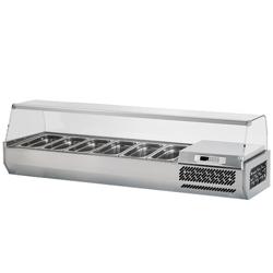 Vitrina de balcão refrigerada Premium PLUS - 1733x413mm - 6x GN 1/3