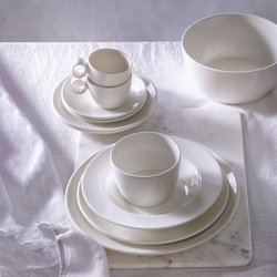 (6 pieces) LUX - Coffee cup Maastricht - 190ml - Ivory