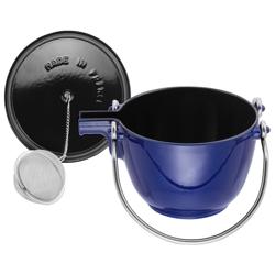 STAUB | SPECIALITIES - Teáskanna - 1,1 literes - Öntöttvas - Sötétkék