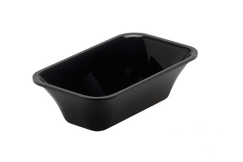 Dikdörtgen sunum kasesi - GN 1/9 - 176x108x50mm - Siyah