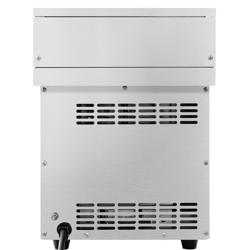Frytownica indukcyjna jednokomorowa nastolna - 8L - 3,5kW - z kranem spustowym - sterowanie elektroniczne - z automatycznym podnoszeniem kosza