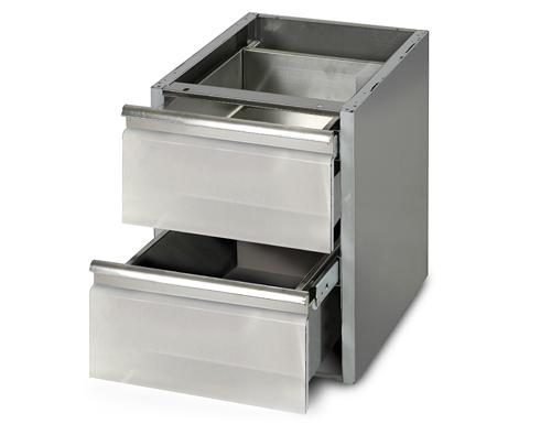Çekmece ünitesi PREMIUM - 2 çekmece - Tezgah altı modülü 400x560 mm - ATK için 600 mm derinlik