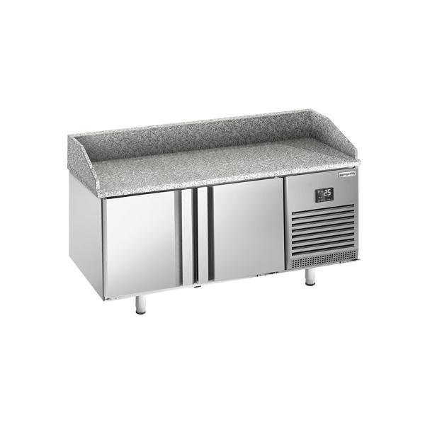 Table réfrigérée à pizza Premium PLUS - 1490 x 700 mm - avec 2 portes