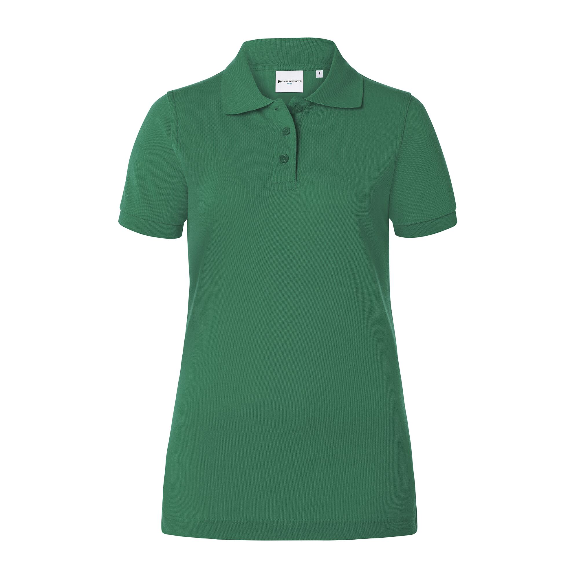 KARLOWSKY | Polo Workwear Femme Basic - Vert Forêt - Taille : 3XL