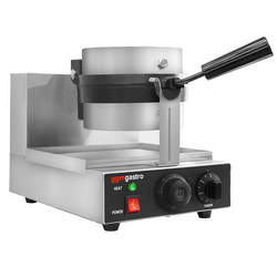 Plancha de gofres - individual - Rotación de 180 °