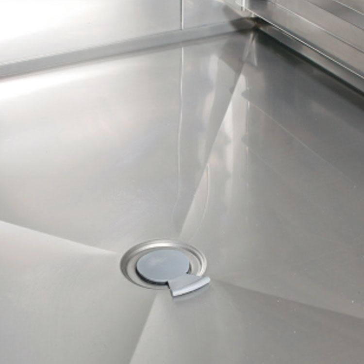 Armoire pâtissière négative Inox AISI 304 PREMIUM - EN 600x800 - 858 L - avec 1 porte & 20 paires de glissières - Éclairage intérieur - Afficheur/thermostat digital