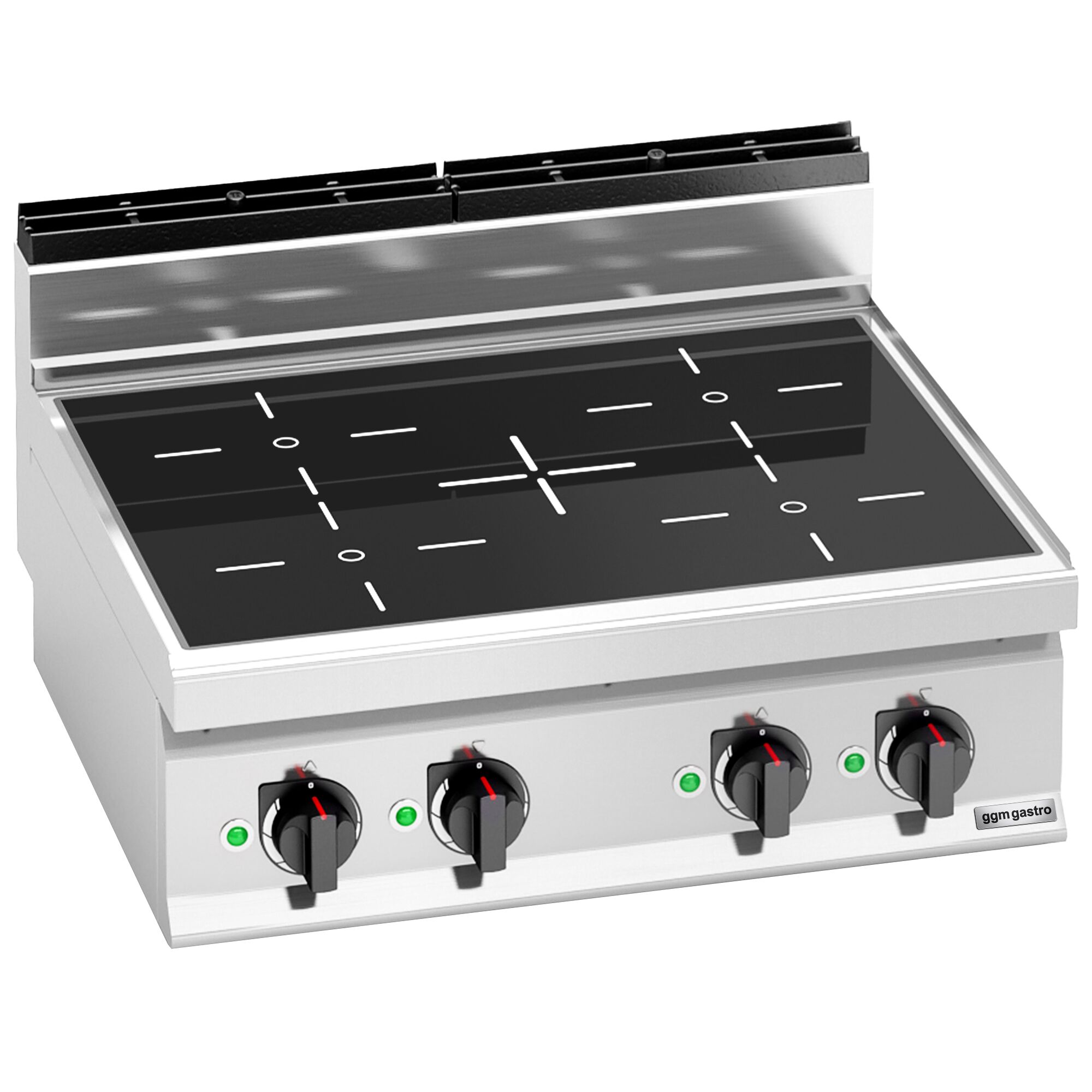 Fornello a induzione - 14 kW - 4 piani di cottura