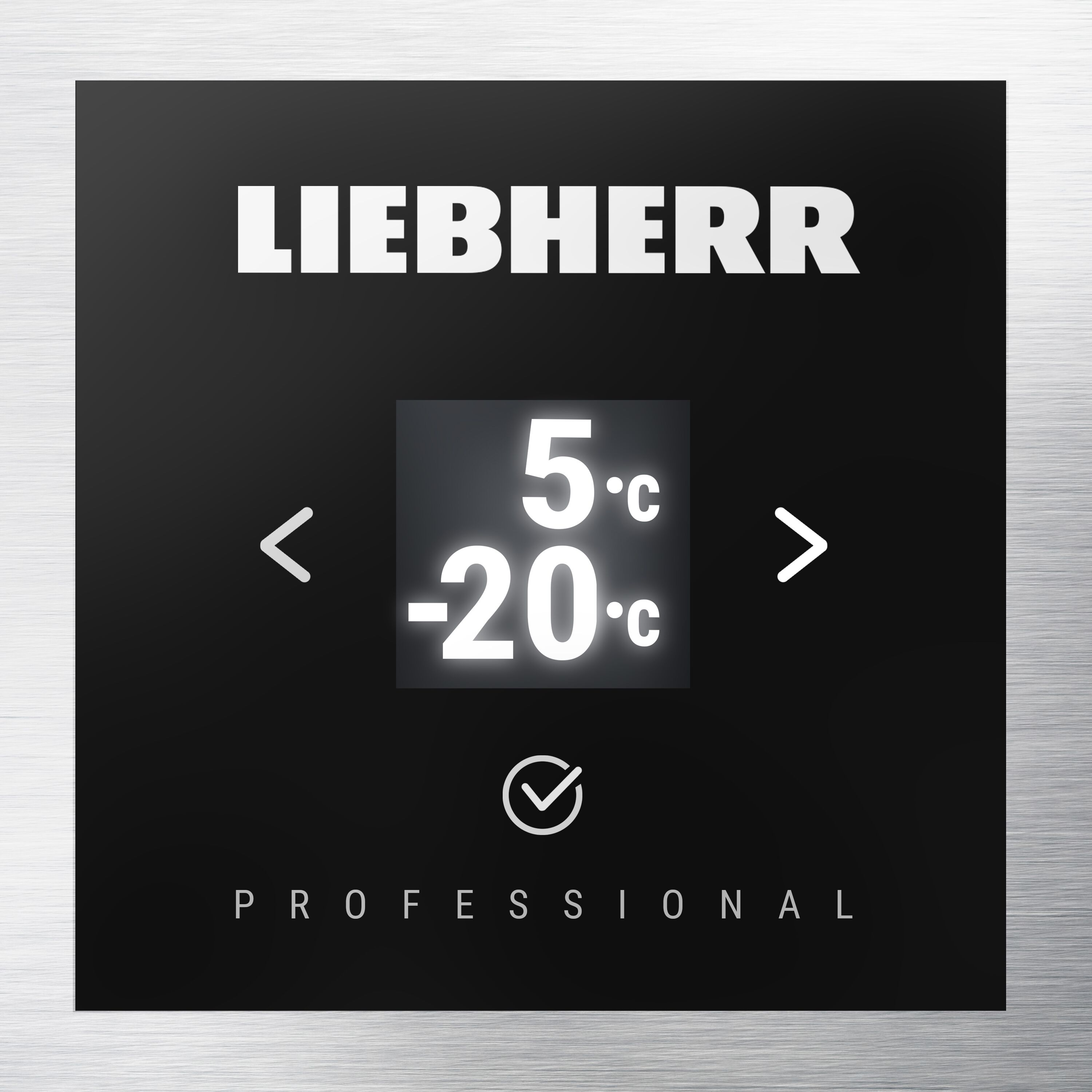 LIEBHERR | Réfrigérateur-congélateur inox PERFECTION - 232 litres - avec 1 porte vitrée et 1 porte pleine