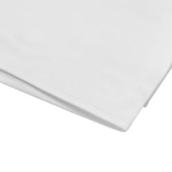 (5 st) Damast mittduk Tessin Atlas - 100 x 100 cm - vit