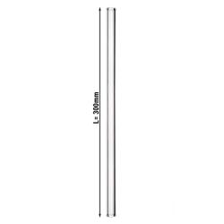 (50 pieces | Clearance) Reusable Glass Straws – Straight - 300 mm - Clear - Ø9 mm - Ultra‑Robust Specialty Glass - Dishwasher‑Safe - No Brush - BPA‑Free - Made in Germany