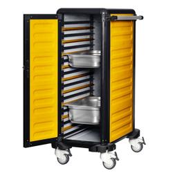 Chariot chauffant thermique – neutre – 19x GN 1/1