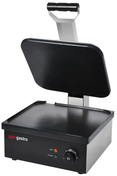 Kontak ızgara | hamburger ızgarası - 2,2 kW - düz üst ve alt - ızgara yüzeyi: 350x330mm
