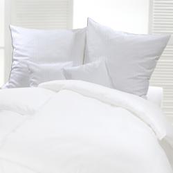 (10 piezas) Funda nórdica de damasco Linz - 80 x 80 cm - blanco