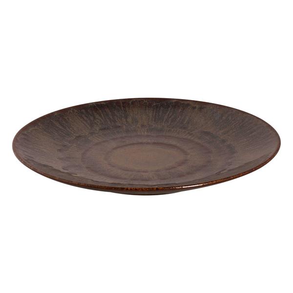 (6 pièces) VITTORIA - Assiettes - plate - Ø 210 mm - Marron