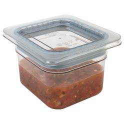 (6 pezzi) CAMBRO | CAMWEAR® -Contenitore GN 1/6 in policarbonato - Trasparente - Altezza: 100 mm