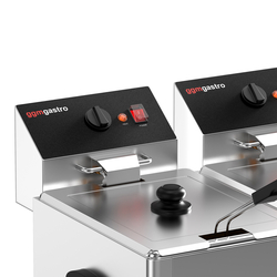 Freidora - 8 + 8 litros - 6,5 kW