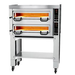 Cuptor electric pentru pizza Power - 4+4x 34 cm - digital - incluzând hotă, suport și role