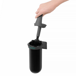 AIR-WOLF | WC borstelhouder - gesloten - ABS kunststof - Antraciet