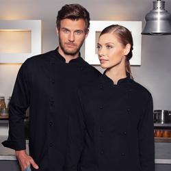 KARLOWSKY | Veste de cuisine Basic - Noir - Taille : 4XL