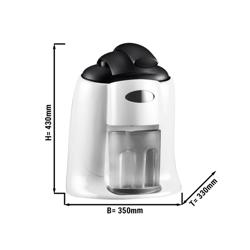 Elektrický lis na citrusy - 570 W - 14,5 kg - s pákou - bílá (Dvojitý)