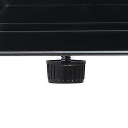 GASTRO-COOL | Minibár hűtőszekrény - 430mm - 62 literes - 1 üvegajtóval és LED világítással - Fekete színű
