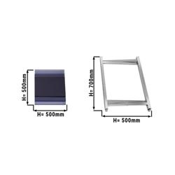 Folding Side Table - 50x50cm