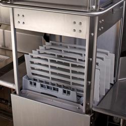 CAMBRO | CAMRACK® - Открытая корзина для мытья 1/1 - для подносов - 500x500 мм - Серая