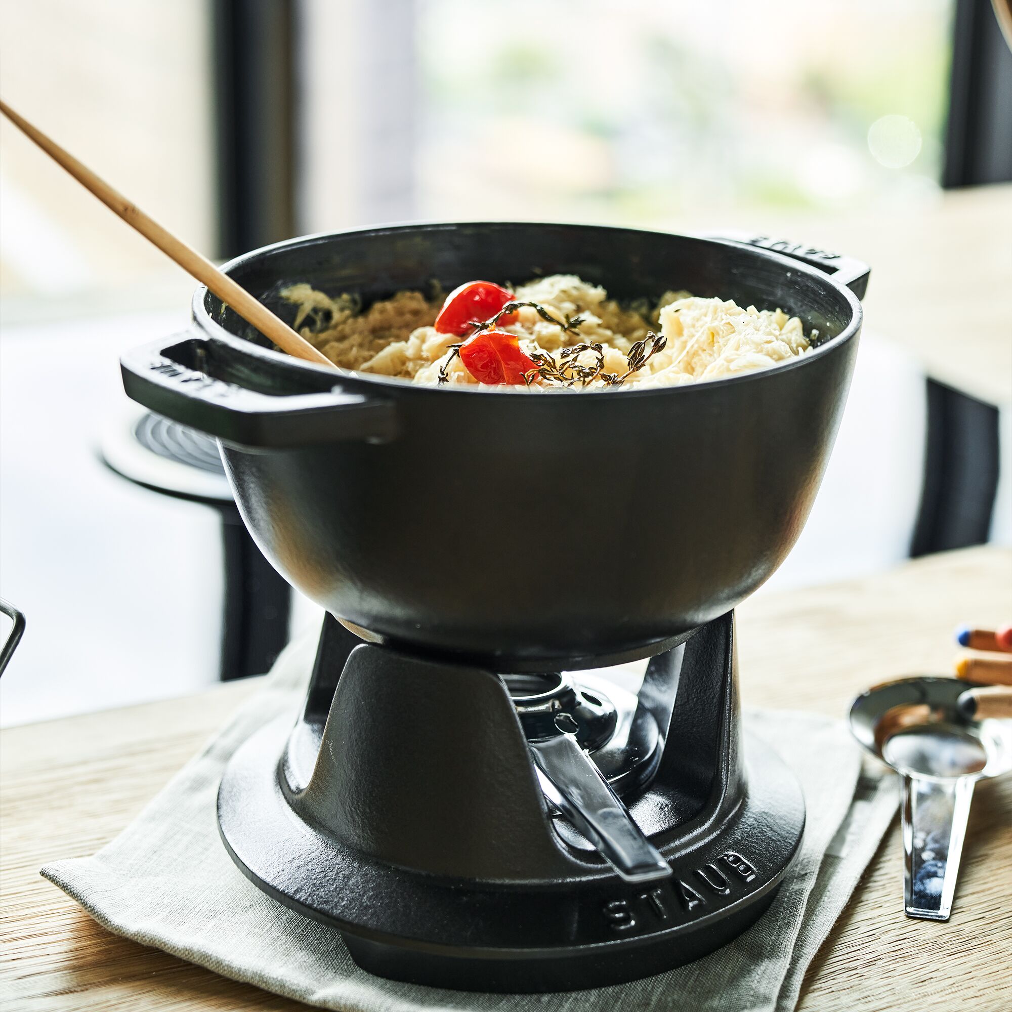 STAUB | SPECIALITIES - Set à Fondue - Ø 180mm - Fonte - Noir