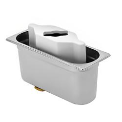 Adagoló- és spatulazuhany adagolótálcával és beépített szűrőbetéttel