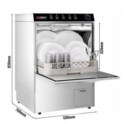 Geschirrspülmaschine - 3,55 kW - mit Reiniger-, Klarspüler- & Laugenpumpe