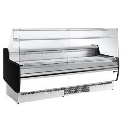LENNYA| Commercial Refrigerated Serve-Over Counter PREMIUM - 1935mm - Front/Side Glass, Back Open - White Front - 213L