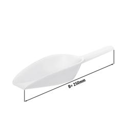 IJsblokjesschep polycarbonaat - 250ml - Midden - transparant