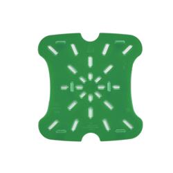 (6 pieces) CAMBRO | CAMSQUARES FreshPro Drain Shelf – for 1.9 L & 3.8 L containers – Green