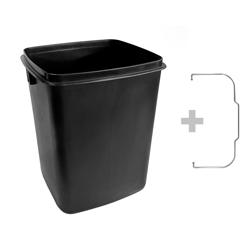 Plastikowe pojemniki na kosze na śmieci