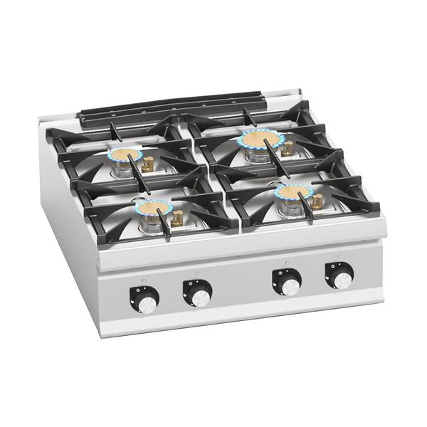 موقد غاز PAOLO 900 - 800x900x340mm - 28 kW - 4 شعلات