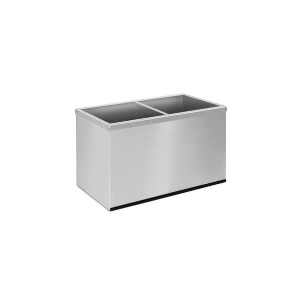 Säiliöteline - ruostumaton teräs - 340x180x220 mm - yhteensopiva: SEK2 - 2x 2 l